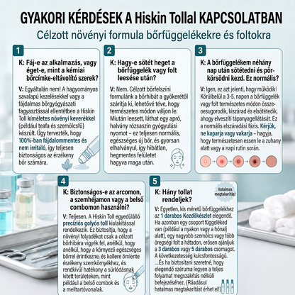 👩‍⚕️👩‍⚕️Hivatalos Márkabolt | 🚢🚢 Hiskin® 7 napos Szemölcseltávolító Roll-on Ápoló Folyadék (Fájdalommentes rollerball technológia, hegek nélkül) 🐬