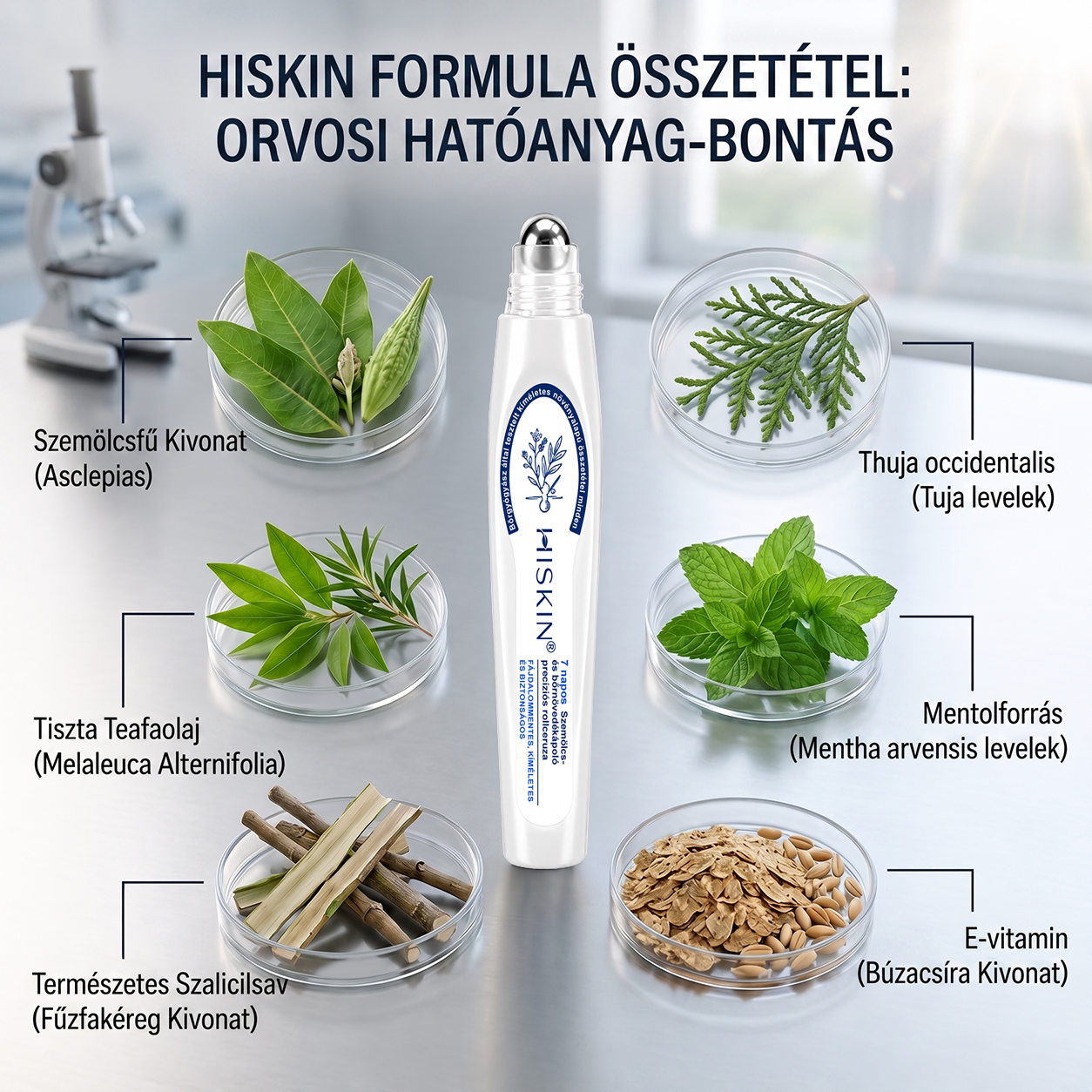 👩‍⚕️👩‍⚕️Hivatalos Márkabolt | 🚢🚢 Hiskin® 7 napos Szemölcseltávolító Roll-on Ápoló Folyadék (Fájdalommentes rollerball technológia, hegek nélkül) 🐬