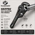 NUVETARO™ GripPro Titan – Self-Adjusting Pipe Wrench