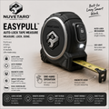 NUVETARO™ EasyPull Max – Smart Auto-Lock Tape Measure