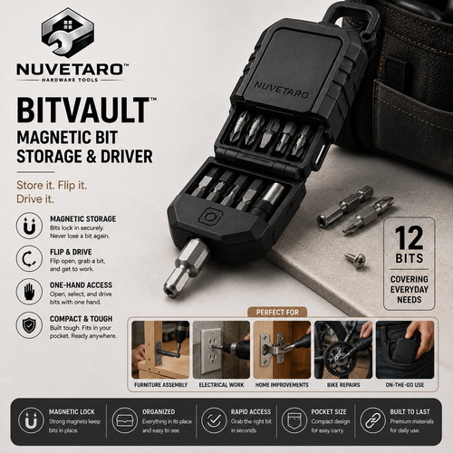 NUVETARO™ BitVault Pro Magnetic Driver Kit