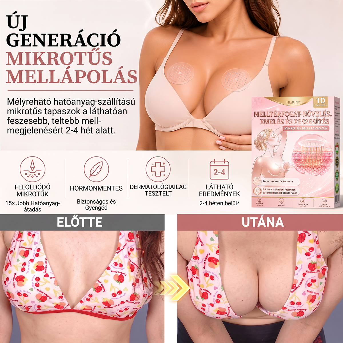 🏅🏅HISKIN® MELLEMELŐ ÉS FESZESÍTŐ MIKROTŰS TAPASZOK