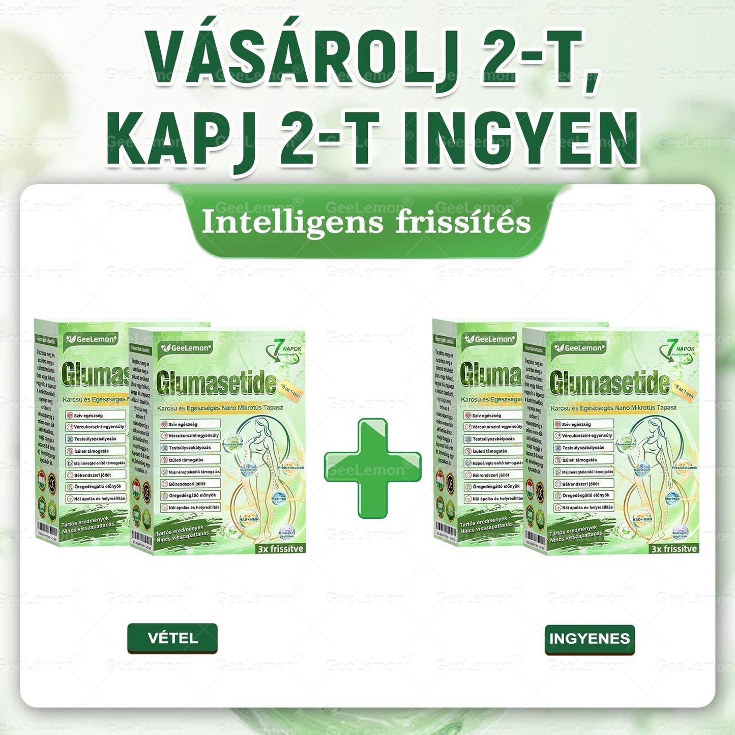 ❤️❤️ Moringa · Berberine × NAD+ 10 az 1-ben GeeLemon® Prémium Nano Mikrotűs Tapasz Napi 1 alkalmazás • Akár már 7 nap után látható változás✨ 💚 Az alakformálás, az energiaszint, az étvágykontroll és az általános jó közérzet mindennapi támogatására